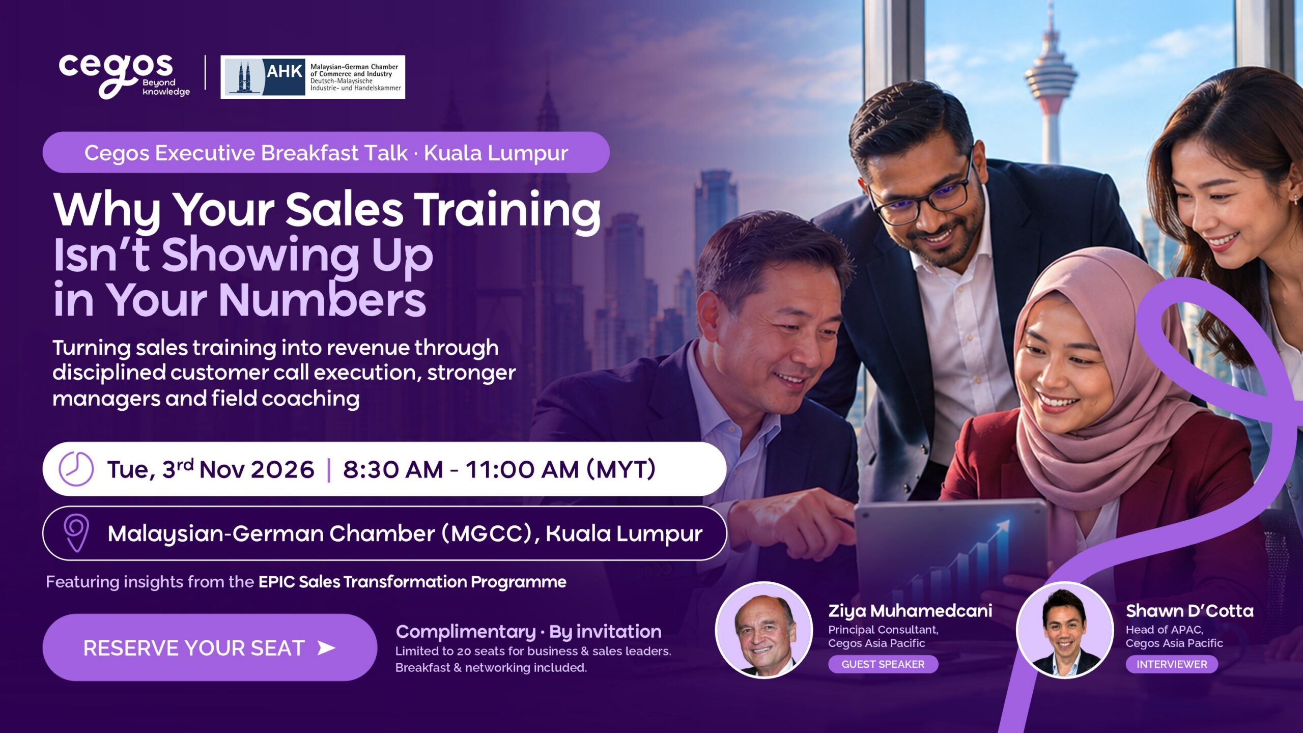 Cegos Executive Breakfast Talk - Kuala Lumpur